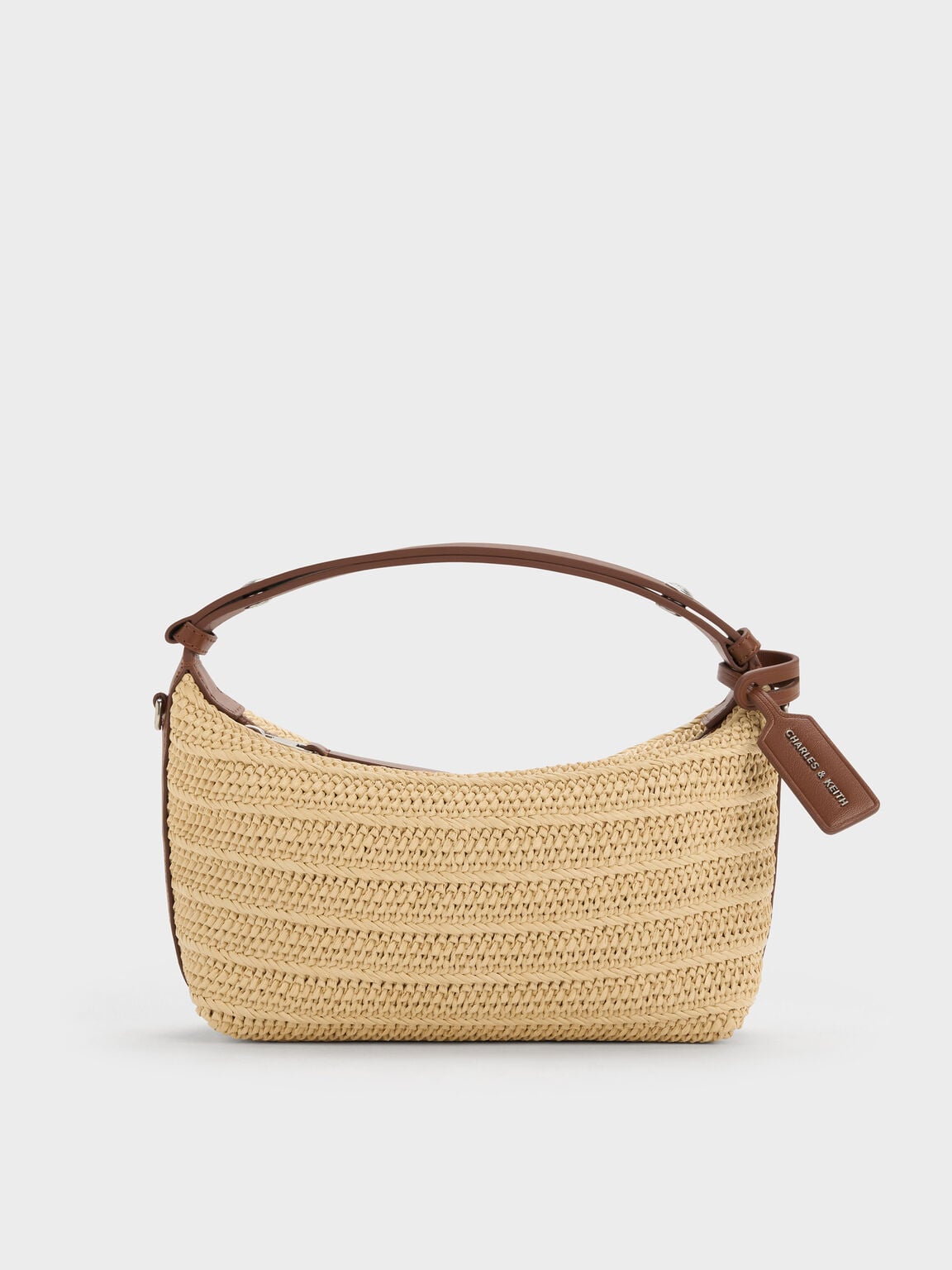 Ivette Raffia Woven Shoulder Bag